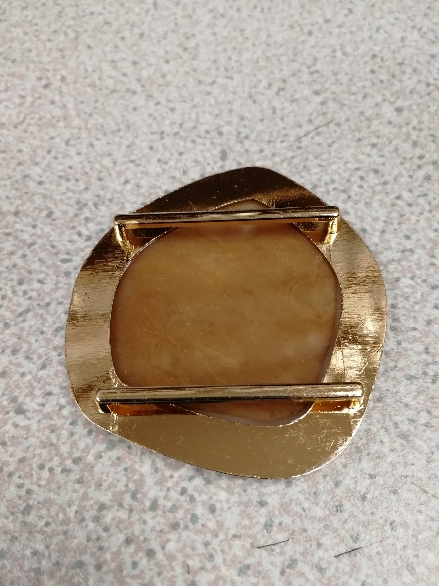 Caramel coloured stone buckle, , gold buckle, swimwear buckle, bag buckle, buckles
