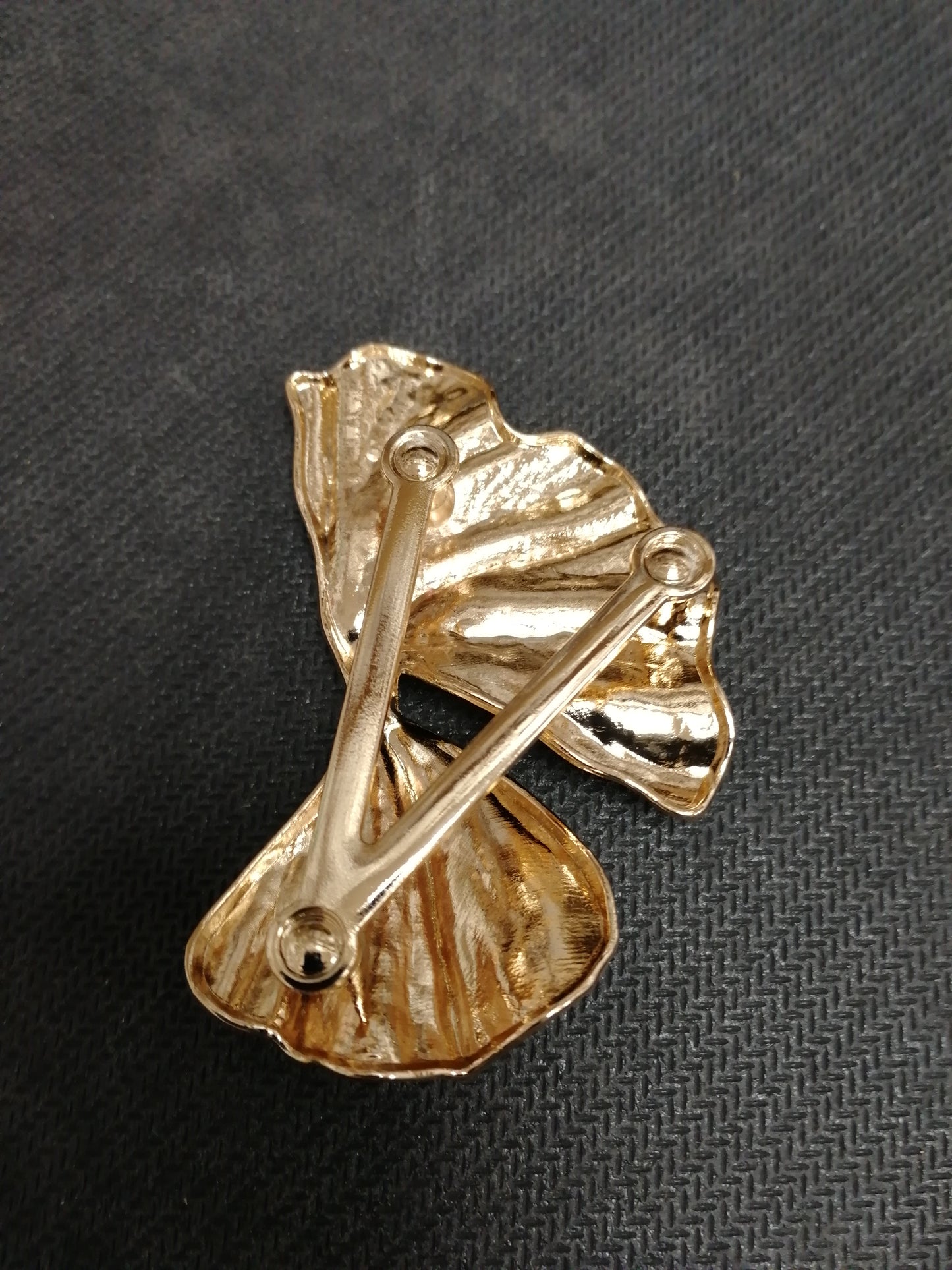 Half Leaf buckle , odd buckle, Patterned buckle, buckles, swimwear buckle, fashion buckle, gold buckle,