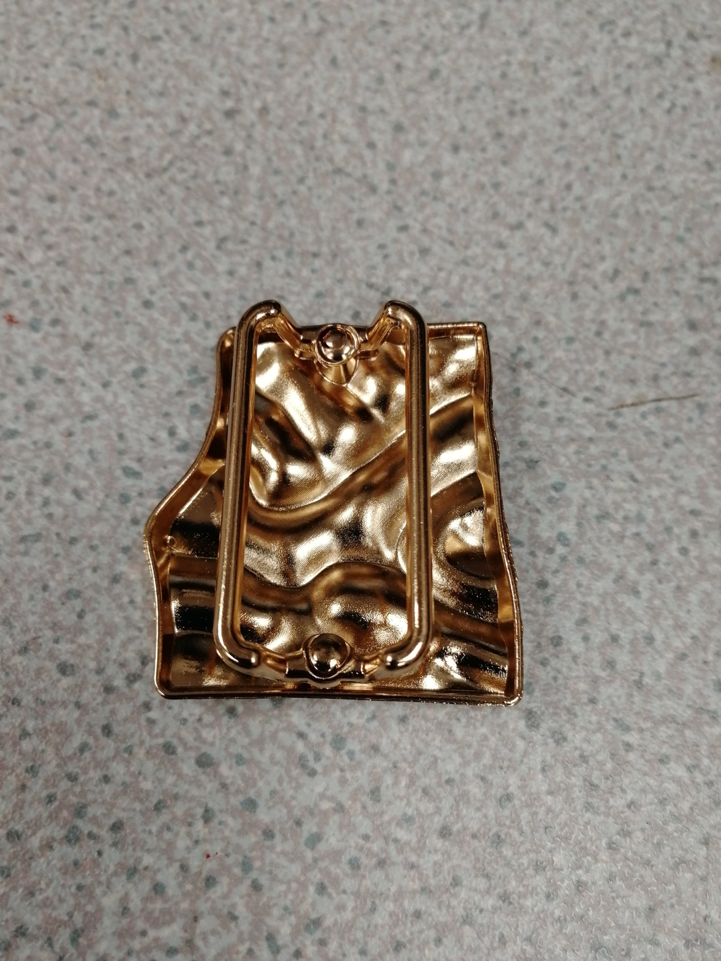 Mis-Shaped Square buckle, Hammered Buckle