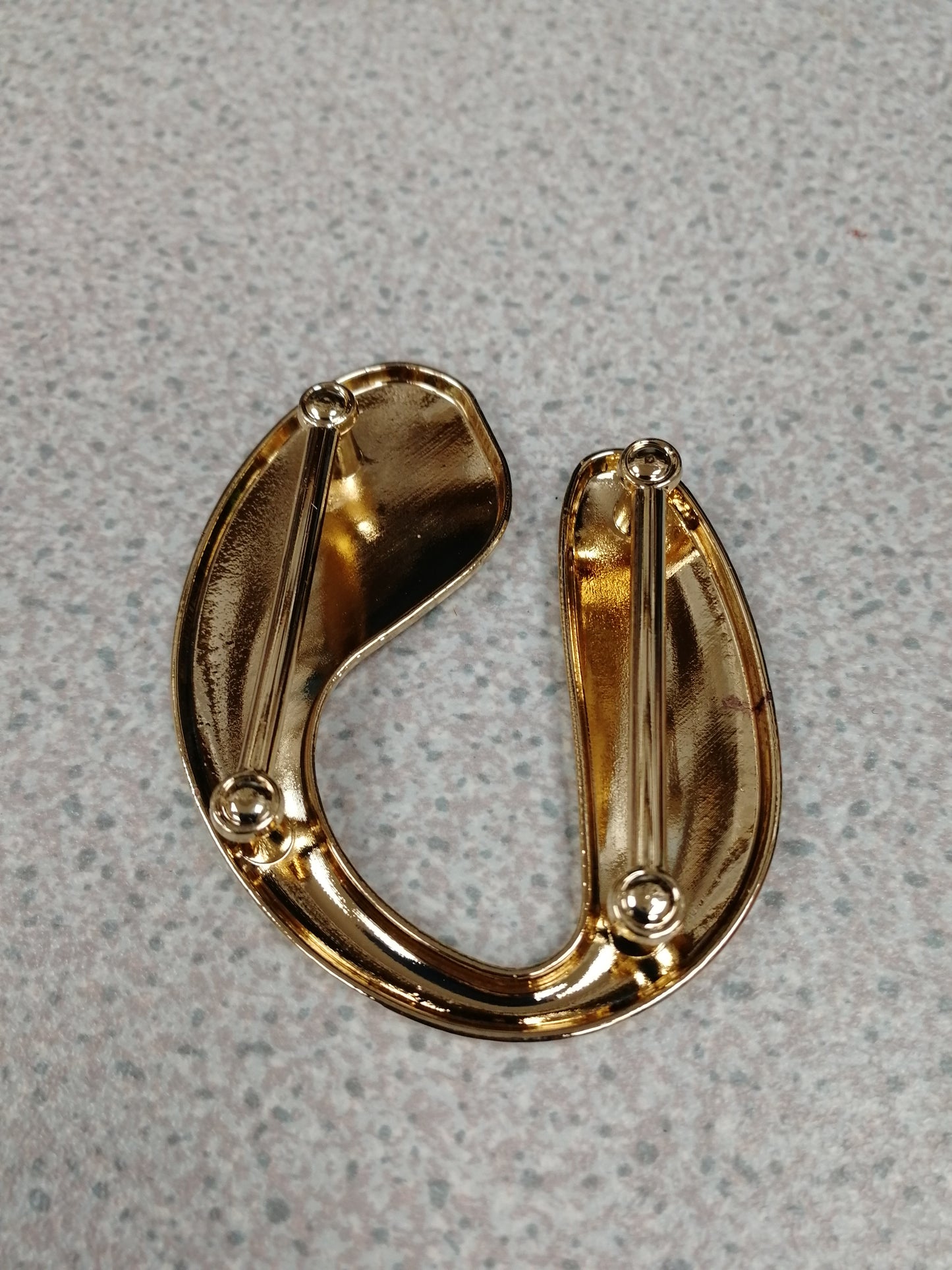 Smooth U-shape buckle, swimwear buckle, buckles, gold buckles