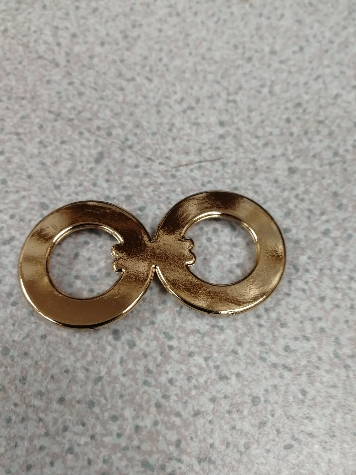 Small Double ring Buckle , gold metal buckle, buckle, ring buckle, swimwear buckle, fashion buckle, GOLD