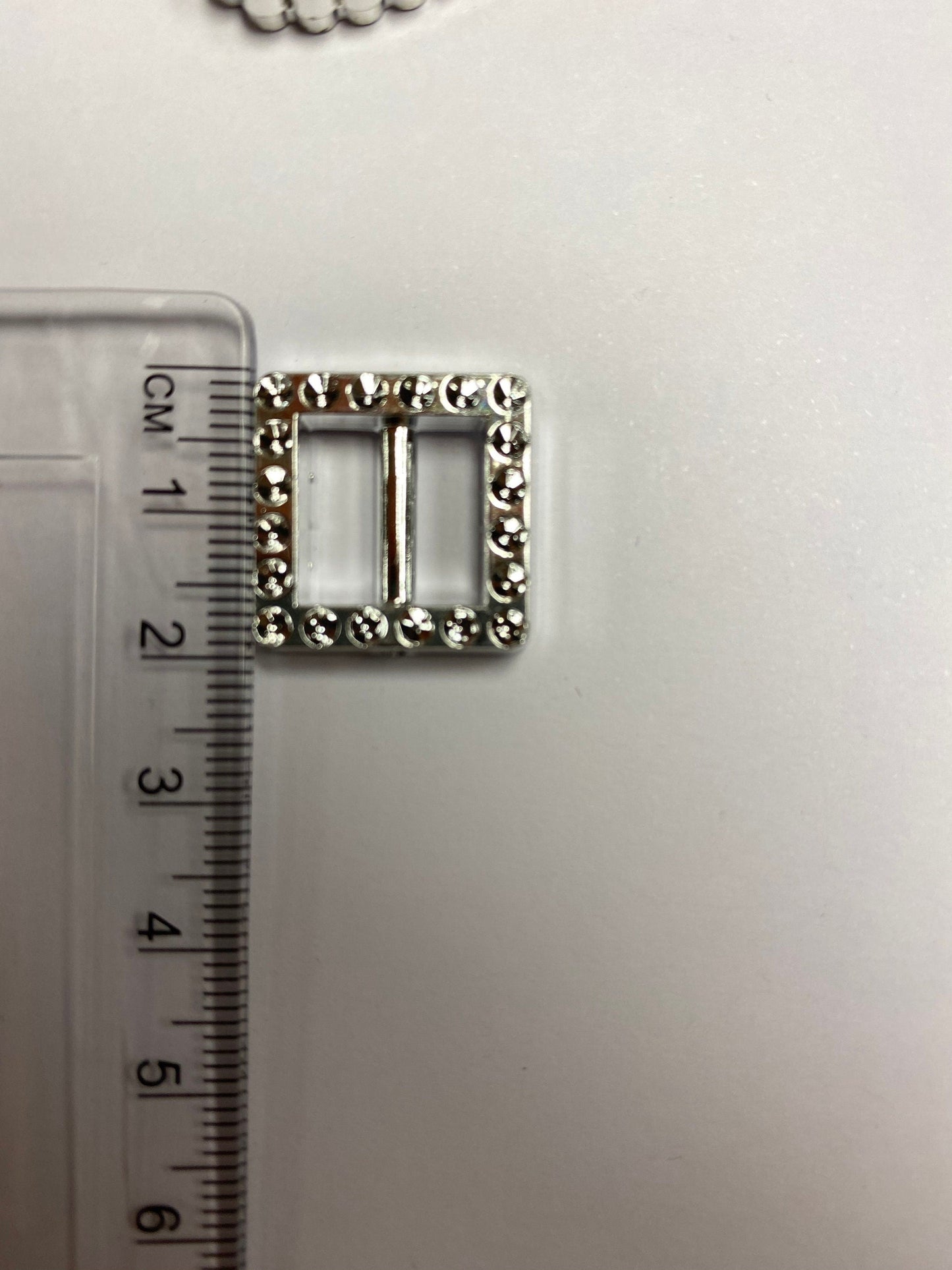 8pcs ABS Light Weight Square Buckle Slide 12mm bar