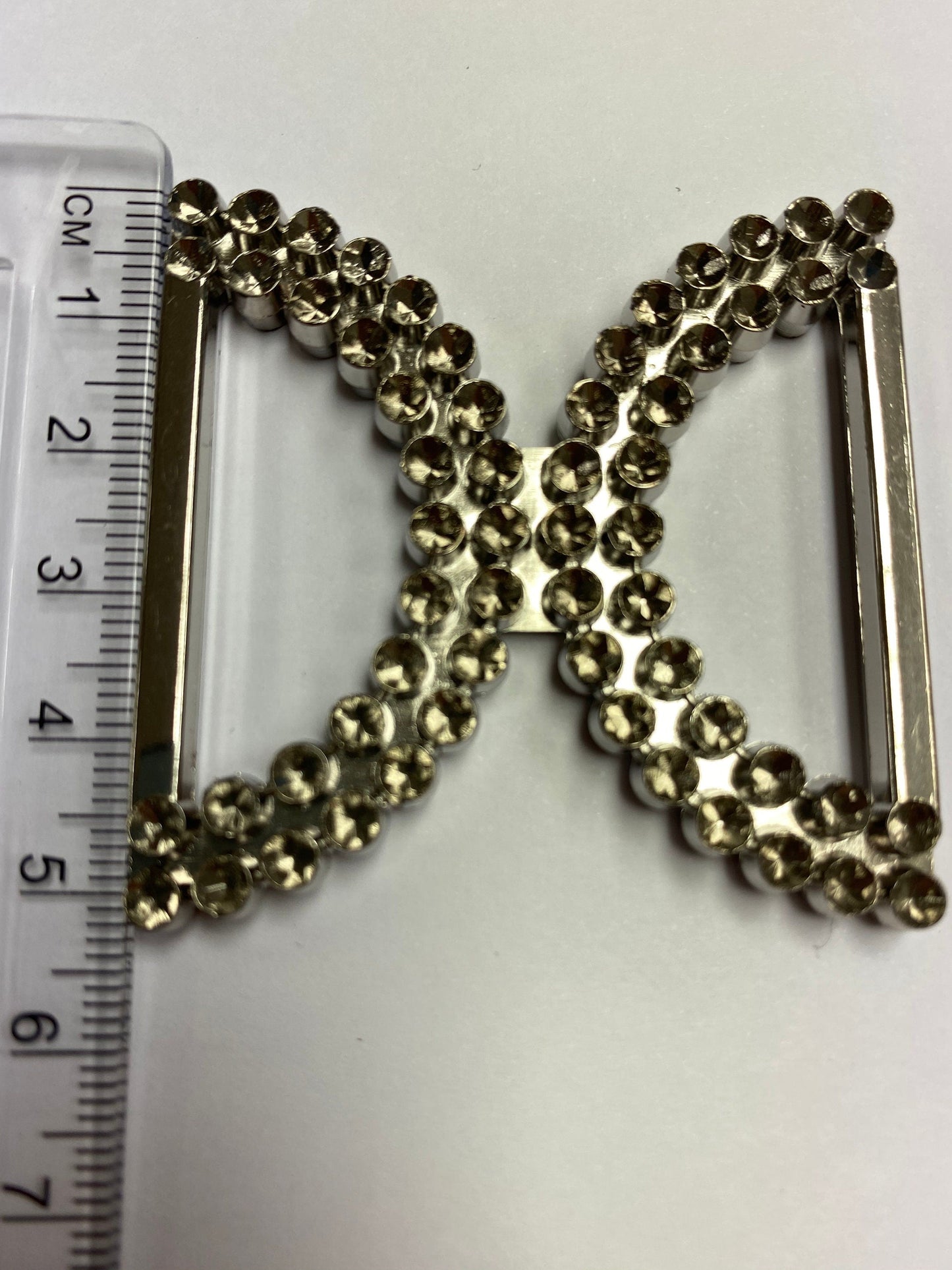 5pcs Silver ABS Light weight Double D Dark Silver