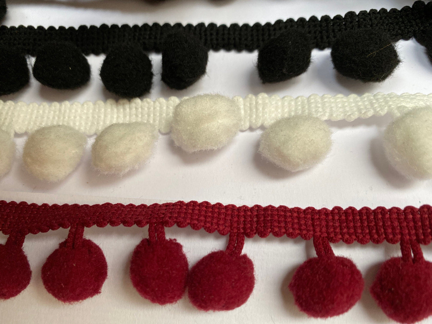 Colourful Pom Pom Trim, Pom Pom, Multi-colours, price per mtr