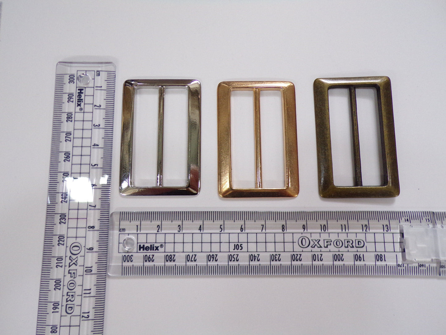 2” Metal Slider, 2” Buckles, 3 Colours available, metal buckles, rectangle buckle