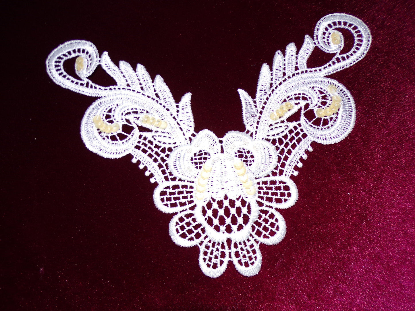 Sequin Neck Trim, vintage neck trim, 4 colours, collar, vintage, trim, collar