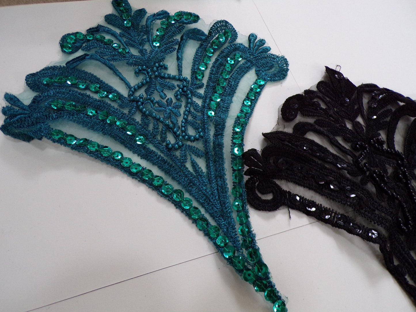 Lace Sequin Applique Patch, Dress sewing, Crafts, sequin patch, occasionwear appliqué, fancy dress, fan trim