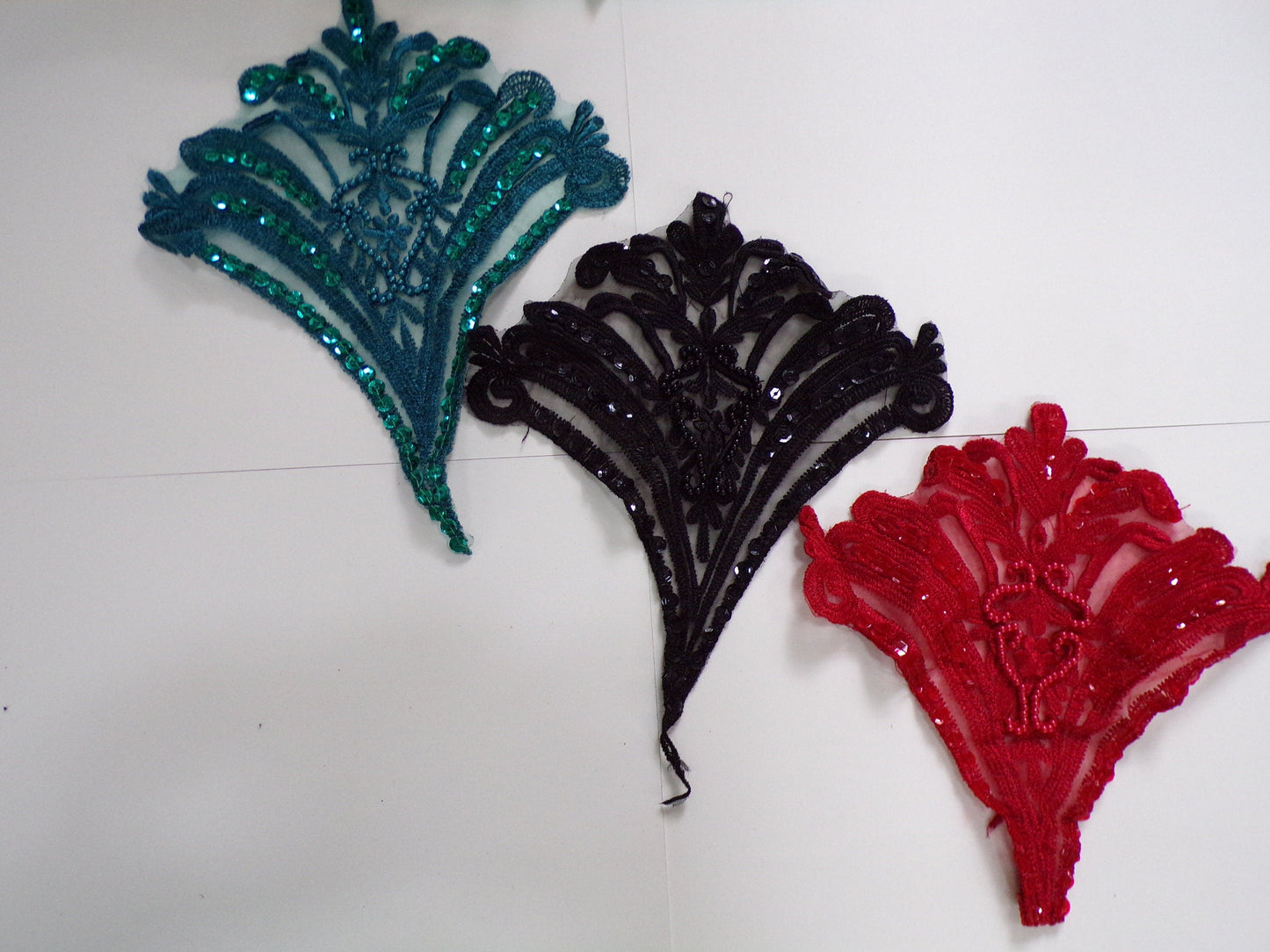 Lace Sequin Applique Patch, Dress sewing, Crafts, sequin patch, occasionwear appliqué, fancy dress, fan trim