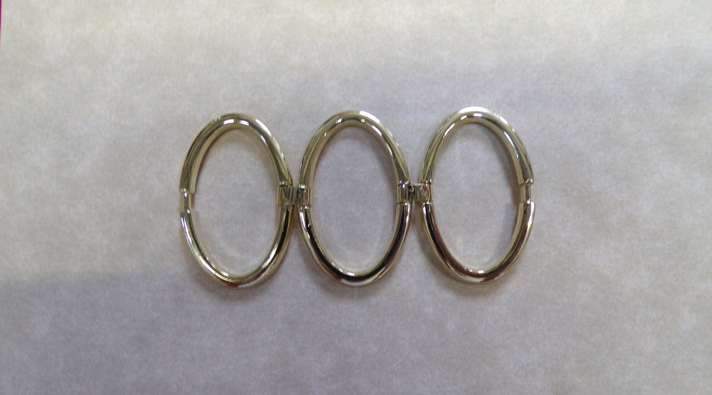 Beautiful Gold metal buckle for clothing or accessories, buckle for lingerie, swimwear, bags