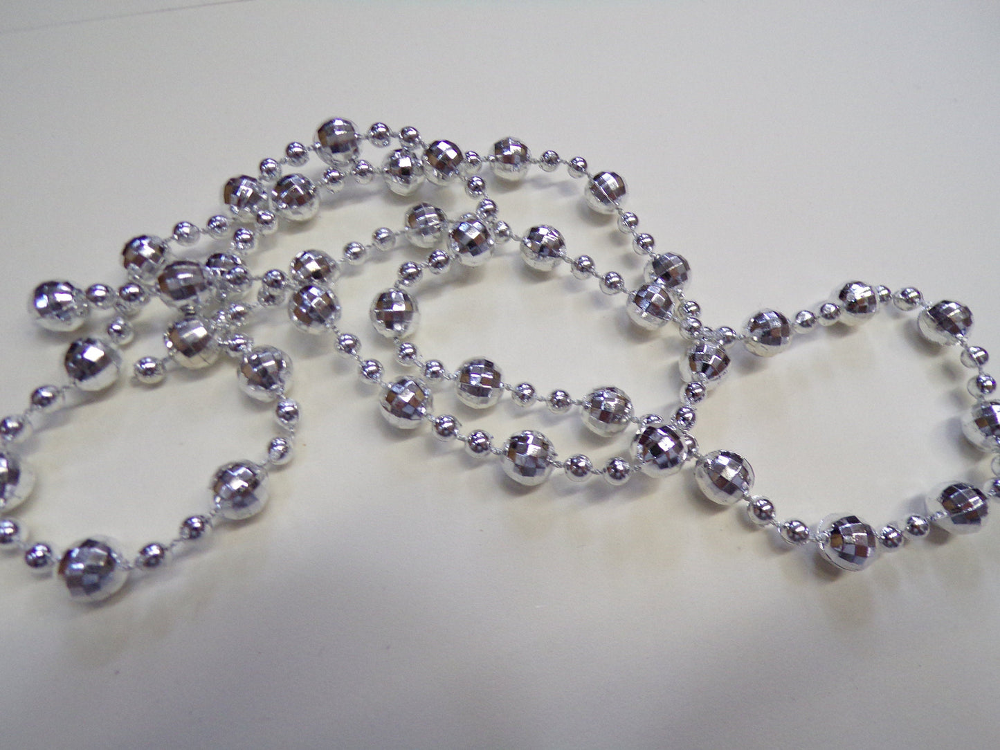 2 mtr Disco Ball Bead Chain, bead chain, silver or gold or black, bead ball chain, ball chain, disco ball chain