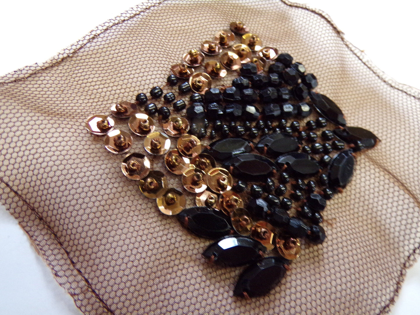 Beautiful Beaded Sequins Applique Patch, Decor, Sewing, Craft
