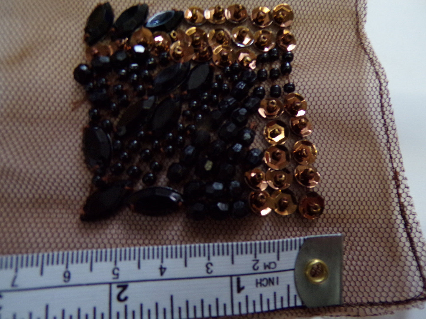 Beautiful Beaded Sequins Applique Patch, Decor, Sewing, Craft