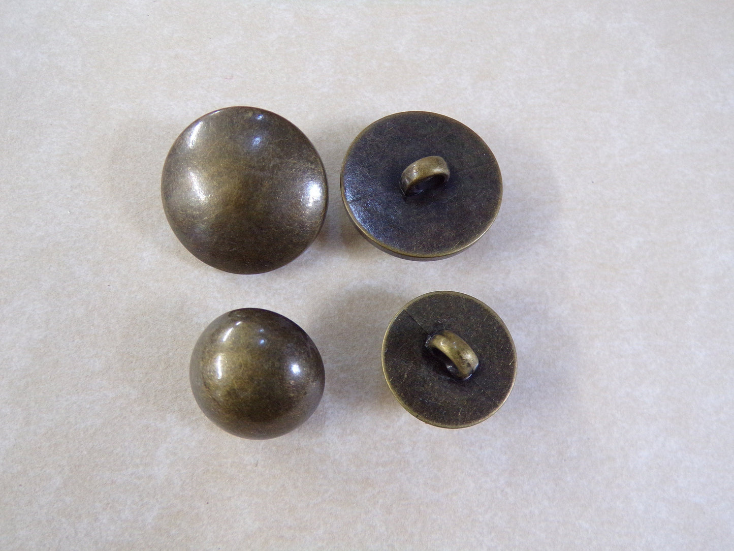 5 sizes- 6pcs, Vintage buttons, Military Buttons, antique brass buttons, buttons, brass buttons, army buttons, 18L, 24L, 28L-18mm, 40L-25mm
