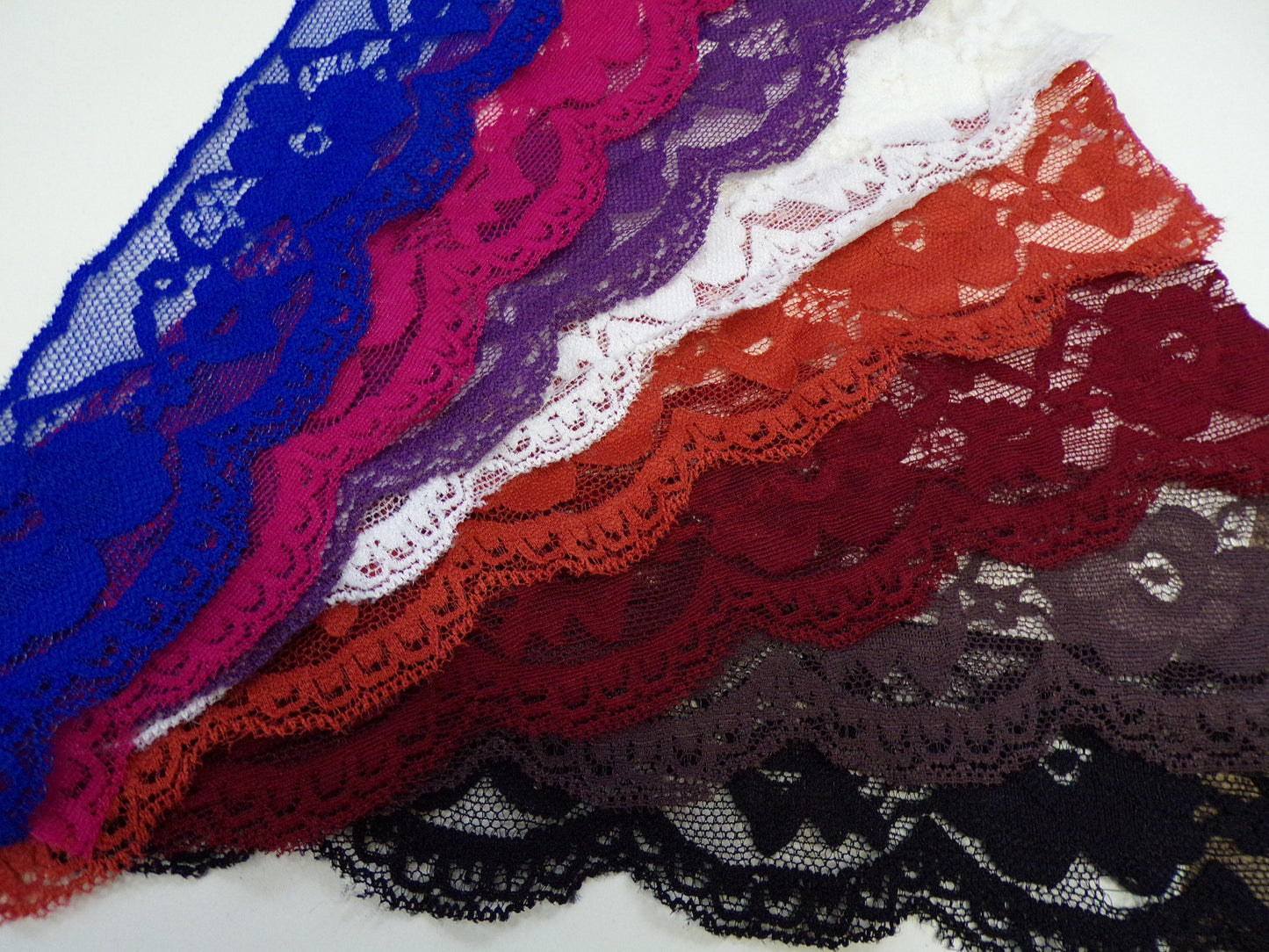 6cm lace, Beautiful Stretch Lace Trim, 8 colours, nylon stretch lace, lace, lingerie lace, 60mm lace. Fashion lace