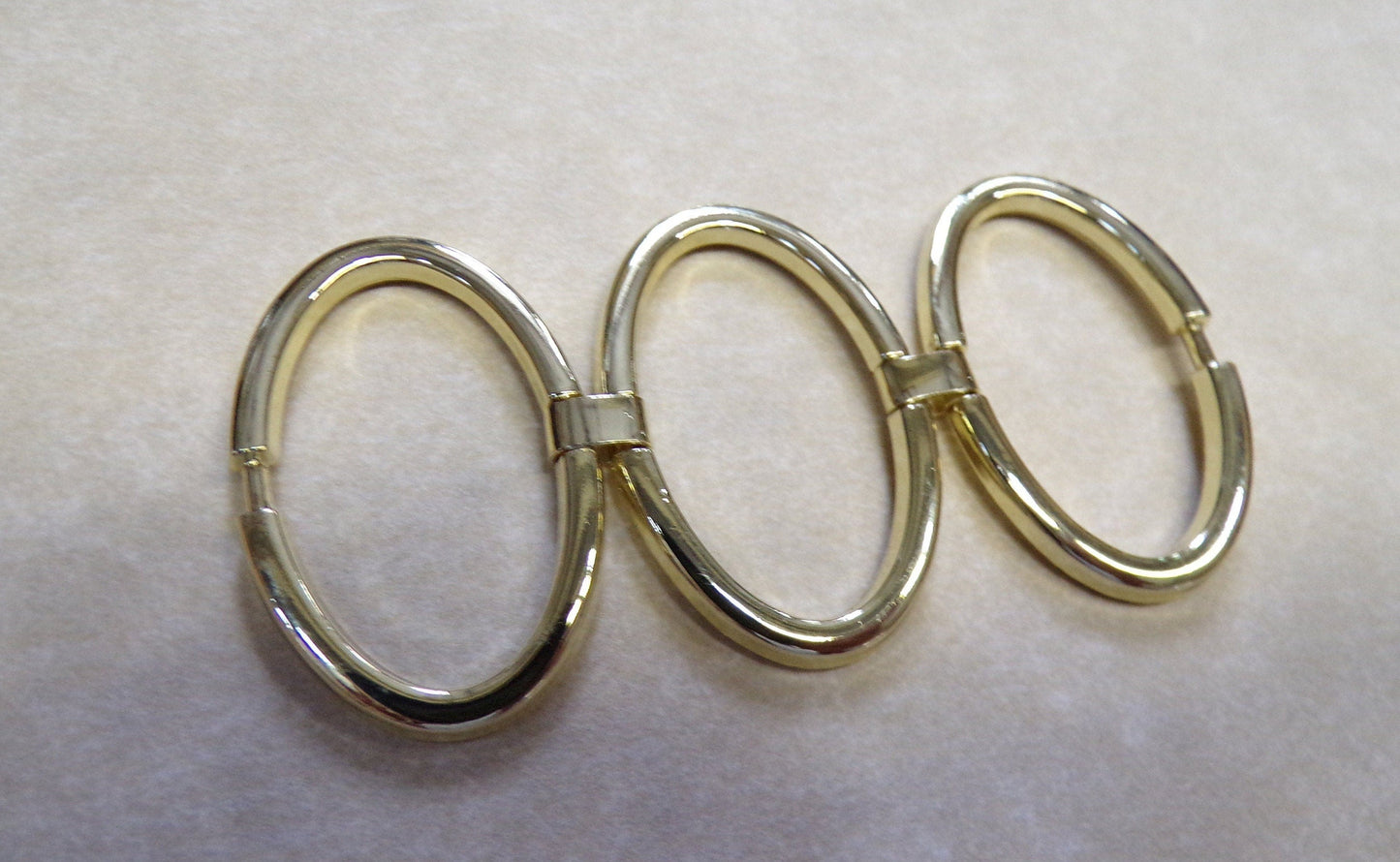 Beautiful Gold metal buckle for clothing or accessories, buckle for lingerie, swimwear, bags