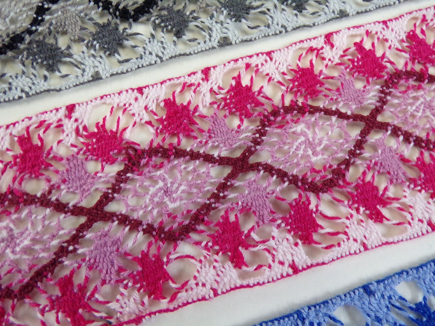 Vintage Style 100% Cotton Lace Trim, cotton lace, multi colour lace, boho lace, fancy lace, lace