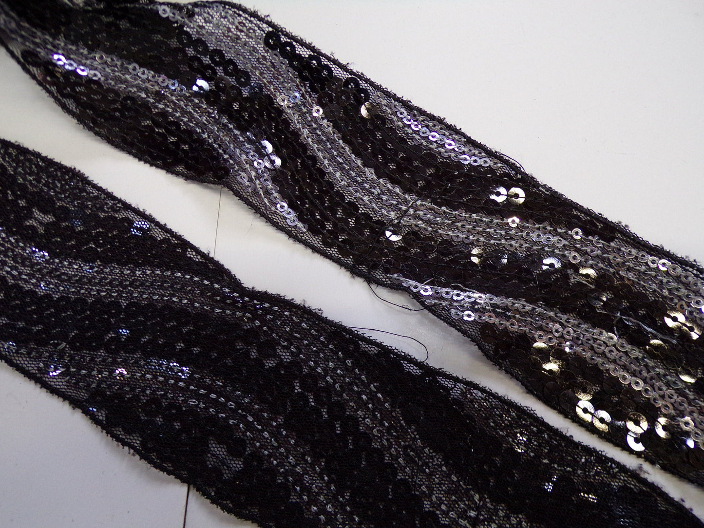 5cm wide, Lace Trim with Sequins, Sequins Tape, Trim, sequins lace, wavey sequin, sequin trim