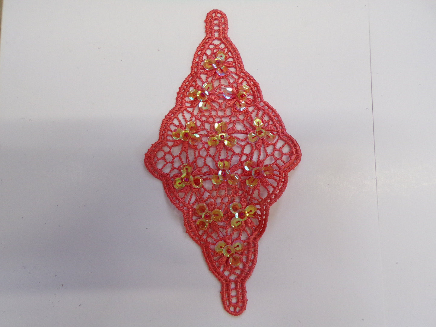Sequin & Beaded Lace Applique, Patch, bead patch, embroidery