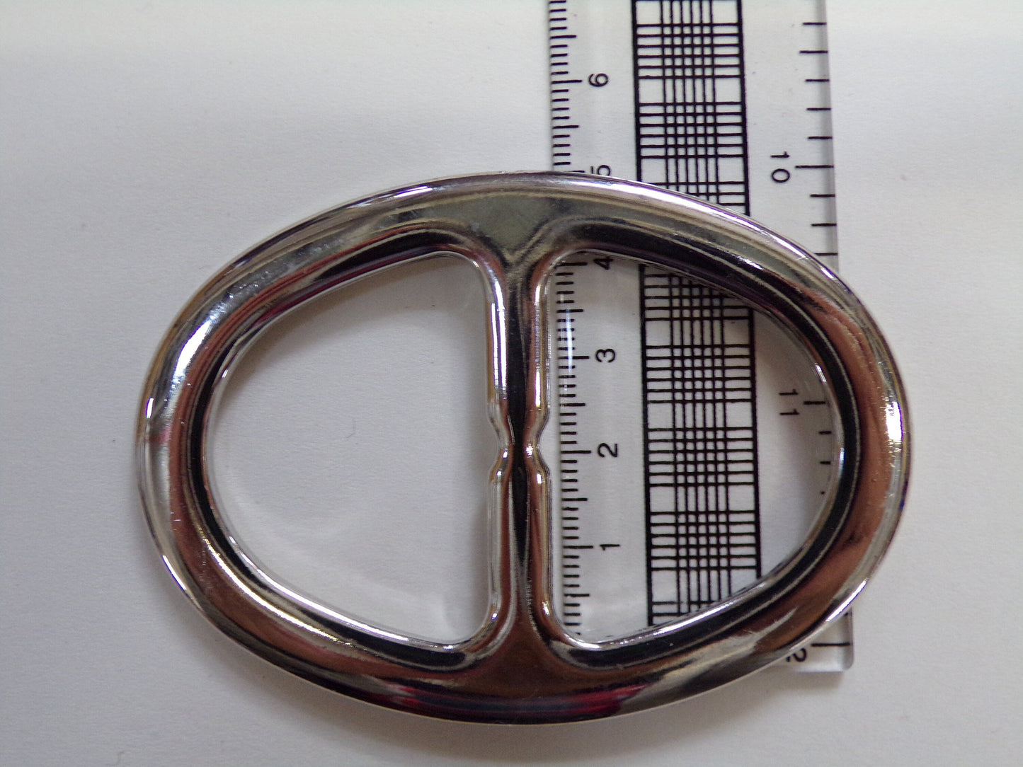 1pc, Silver Black ABS Light Weight Buckle Slide 40mm bar, oval buckle, knitwear buckle, silver buckle, black buckle