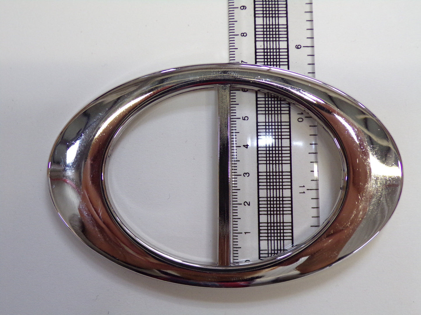 1pc, Silver Black ABS Light Weight Buckle Slide 40mm bar, oval buckle, knitwear buckle, silver buckle, black buckle