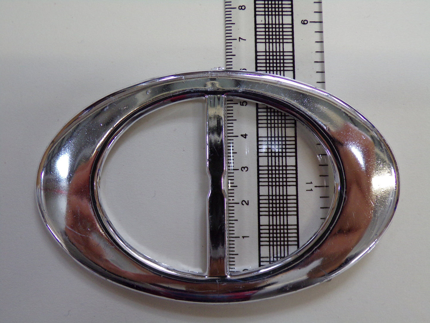 1pc, Silver Black ABS Light Weight Buckle Slide 40mm bar, oval buckle, knitwear buckle, silver buckle, black buckle