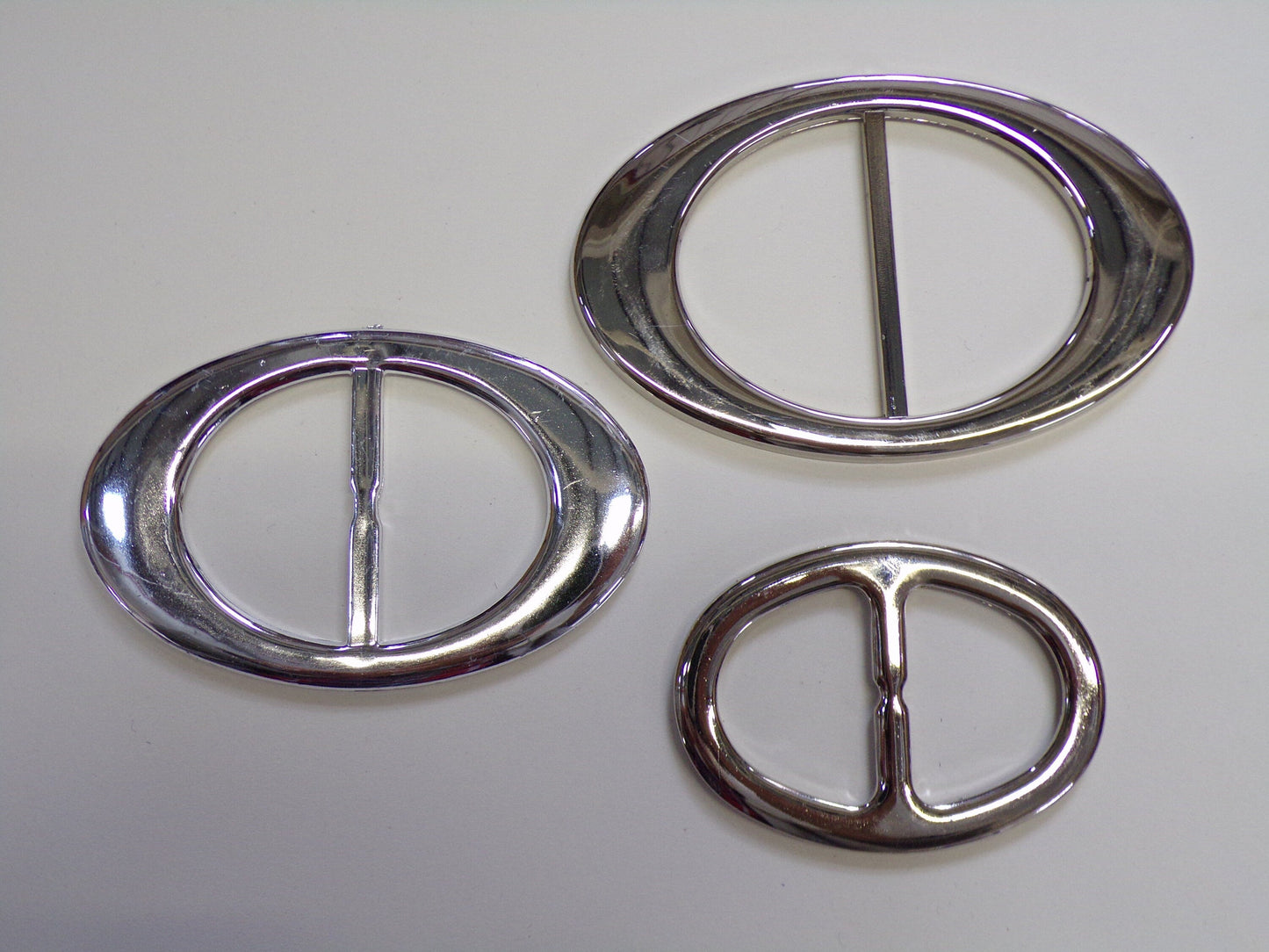 1pc, Silver Black ABS Light Weight Buckle Slide 40mm bar, oval buckle, knitwear buckle, silver buckle, black buckle