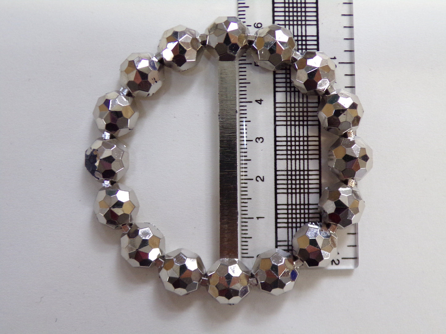 Silver Black ABS Light Weight Buckle Slide 50mm bar, buckles, 2” slider buckle, sliders, buckles