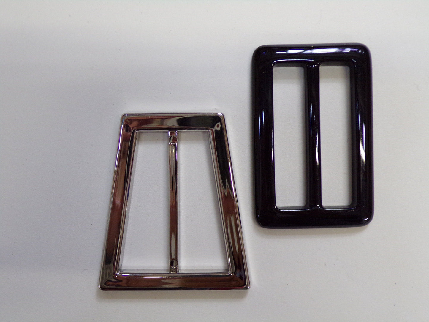 Silver Black ABS Light Weight Buckle Slide 50mm bar, buckles, 2” slider buckle, sliders, buckles