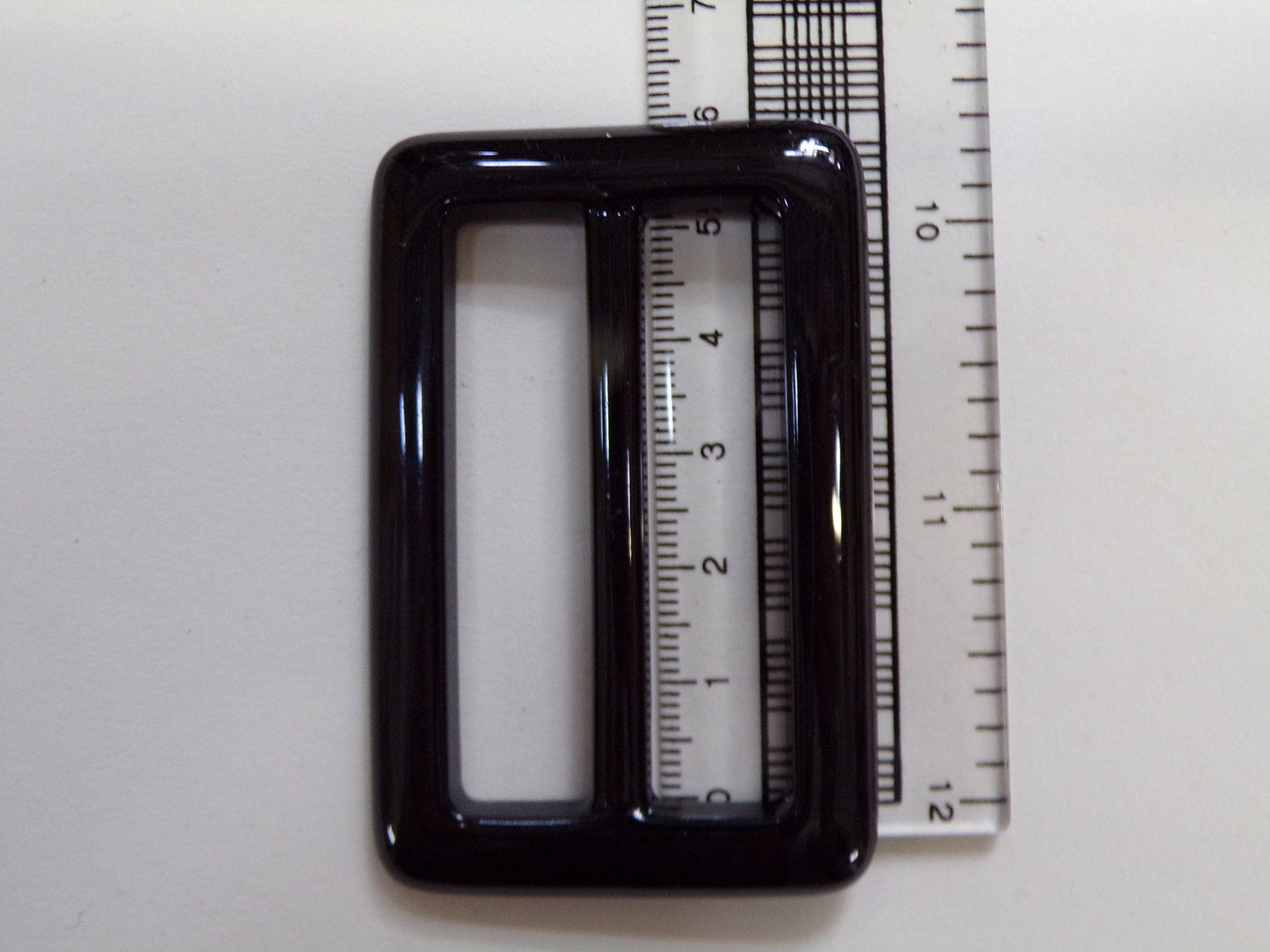 Silver Black ABS Light Weight Buckle Slide 50mm bar, buckles, 2” slider buckle, sliders, buckles