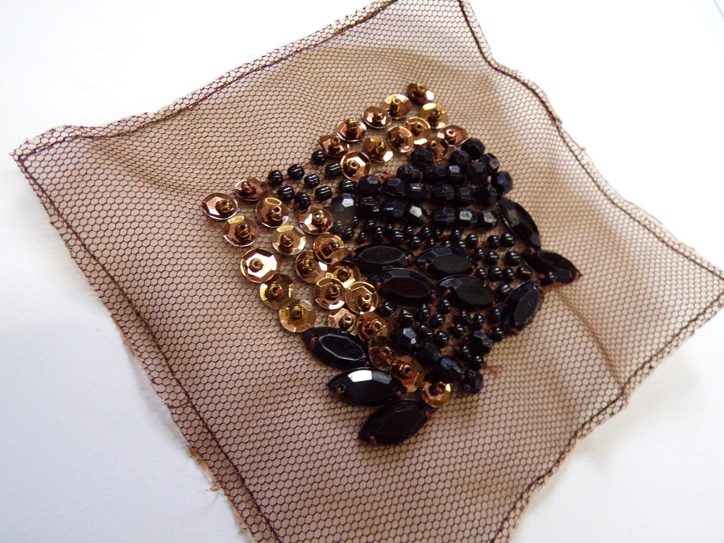 Beautiful Beaded Sequins Applique Patch, Decor, Sewing, Craft