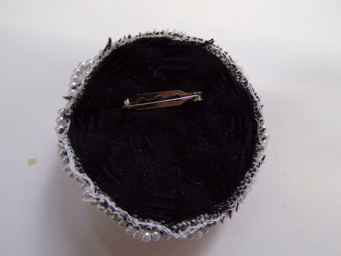 Vintage Beaded Art Deco Brooch