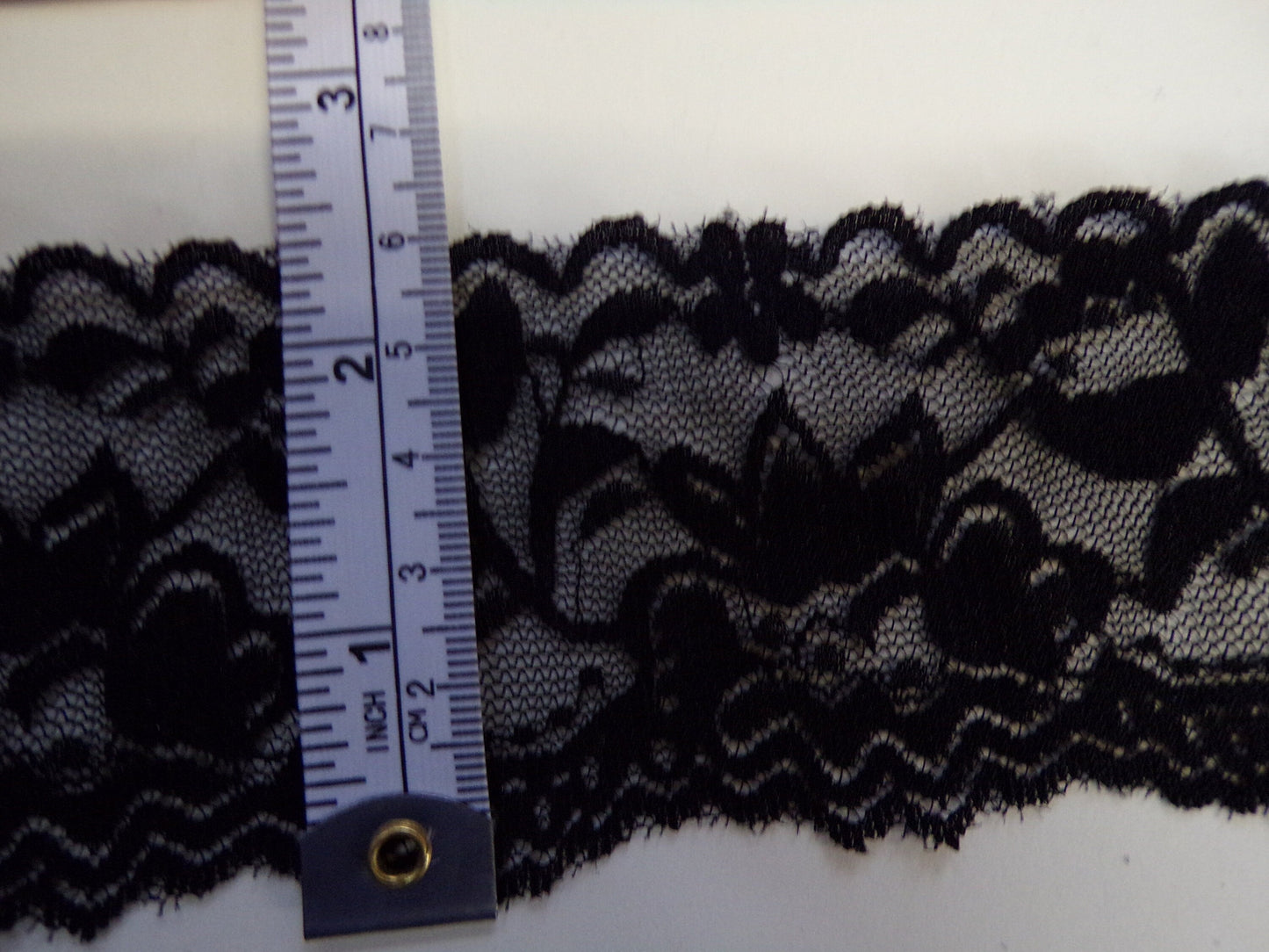 6cm wide Beautiful Black Wine Lace Trim Dress, Lingerie, Headband, Sewing lace, stretch lace