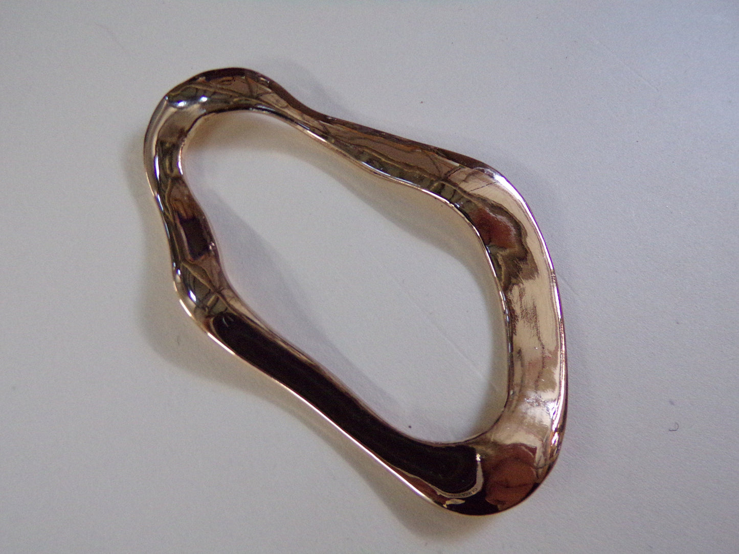 Gold Metal Buckle, Belt Buckle, Bag Clasp Leather Craft Accessories, Swimwear buckle, Hammered buckle, shape ring
