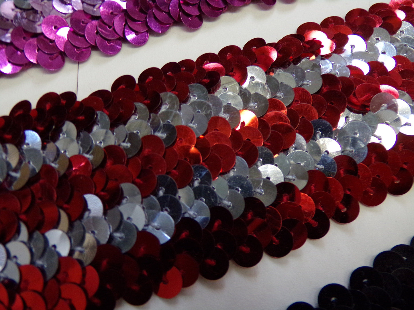 Stretch Sequin Trim, 4cm wide, for Dress Making, Embellishments, Sewing, sequin trim, sequin elastic, sequin trim, embellishments