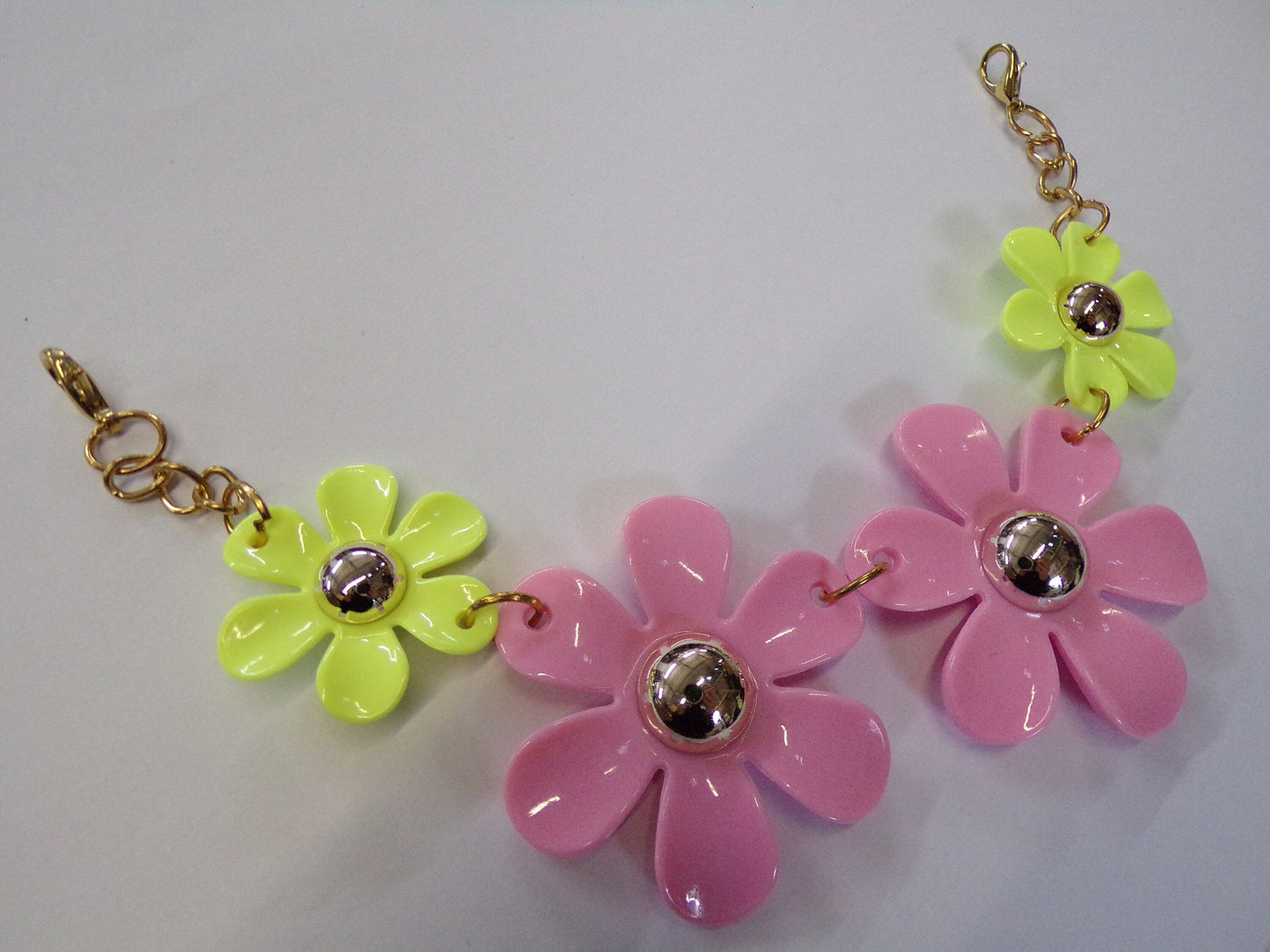 Jewel Floral Neck Trim with clips, Necklace, Choker Jewel Piece, daisy necklace