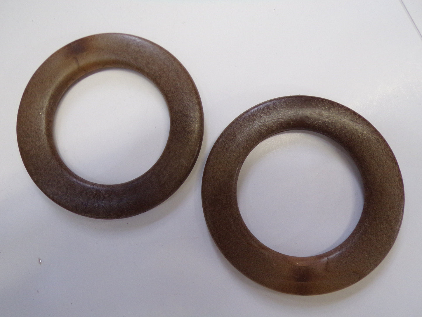 Flat Rings, imitation wood Rings, 55mm 75mm, Belt Buckle, Bag Clasp Leather Craft Accessories 1pc