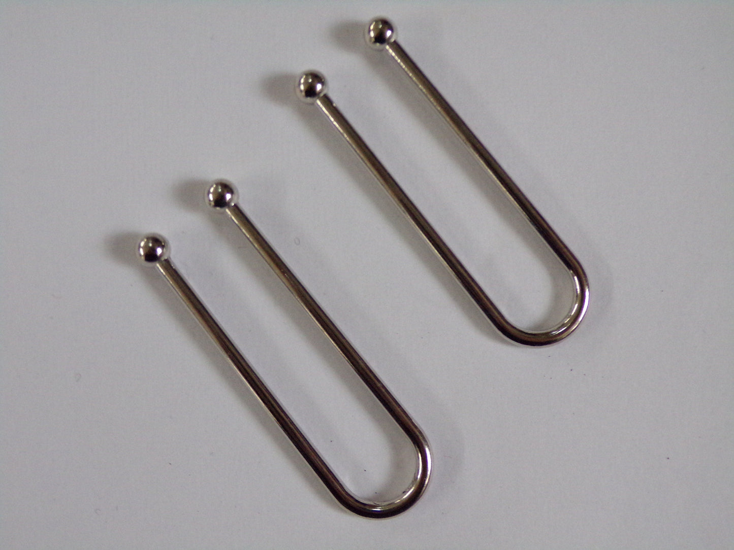 65mm U Buckle, Bulldog Buckle, U Bar Buckle, Silver Metal Buckle