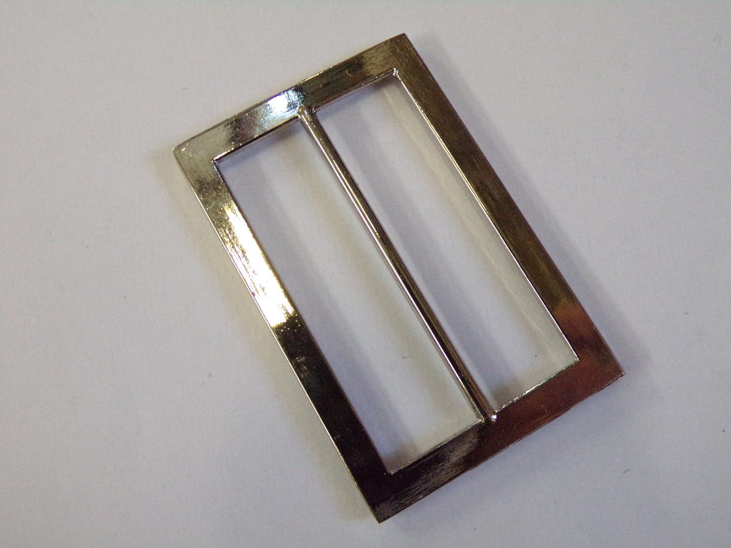 2” Diamante buckle, Slider Rectangle Buckle, Rhinestone Crystal Metal, Belt buckle, Wedding, Embellishments, 5 cm bar