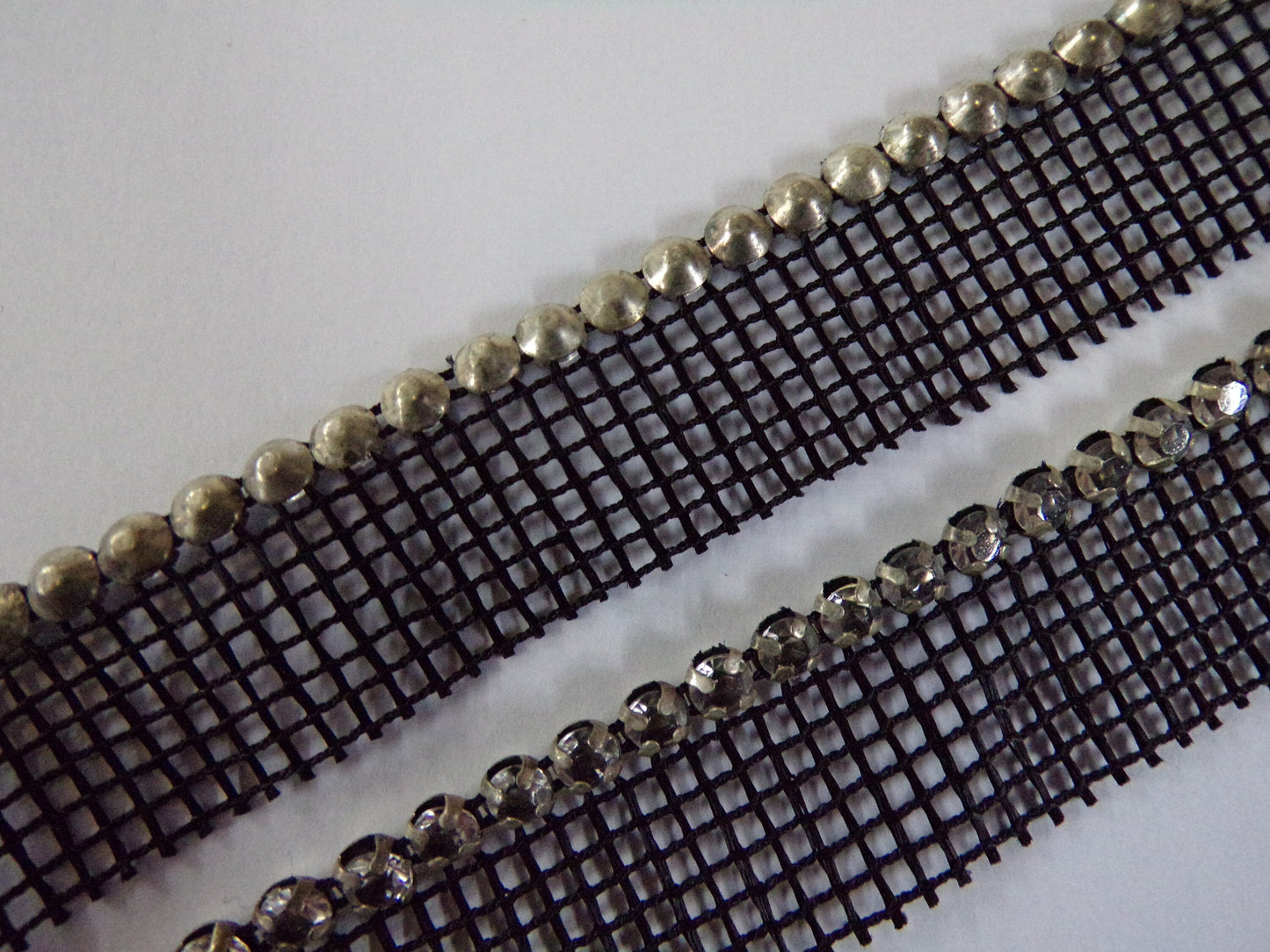 Diamanté Rhinestones Jewel on mesh, Diamanté on Mesh, Crystals in a mesh, Jewel Trim, Diamanté Tape