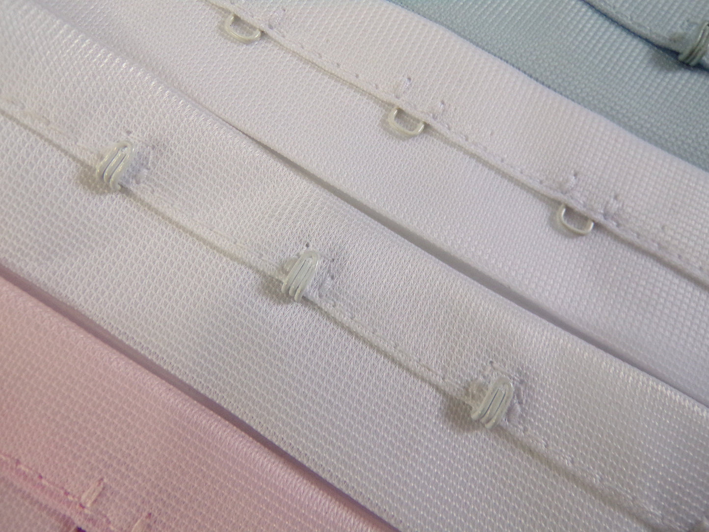 25mm Hook and Eye Trim Tape Matching hook and eyes ,Dressmaking, Corset, Costume, Fastening for all garments, hook and eye tape.