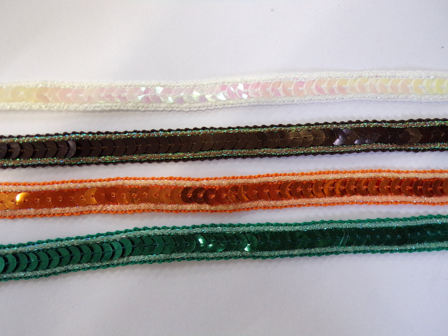12mm Sequins Embroidered Trim, Decorative Trim, Lace Trim, Border Trim, Sewing, Craft sequin