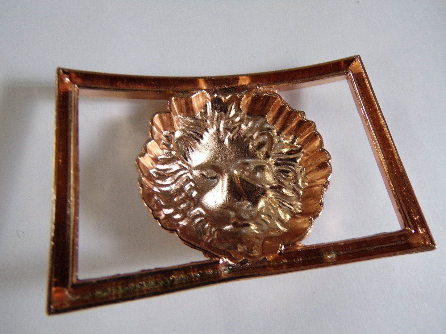 Gold tone Lion Buckle, 6.5*4.5cm Belt Buckle, Sewing, Craft, lion buckle, couture buckle, swimwear