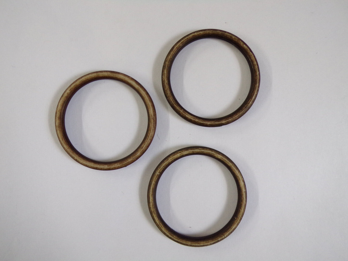 50mm Macrame Rings Clear Brown, Wood Rings, Plastic Rings 50mm Belt Buckle, Bag Clasp Leather Craft Accessories, rings, swimwear