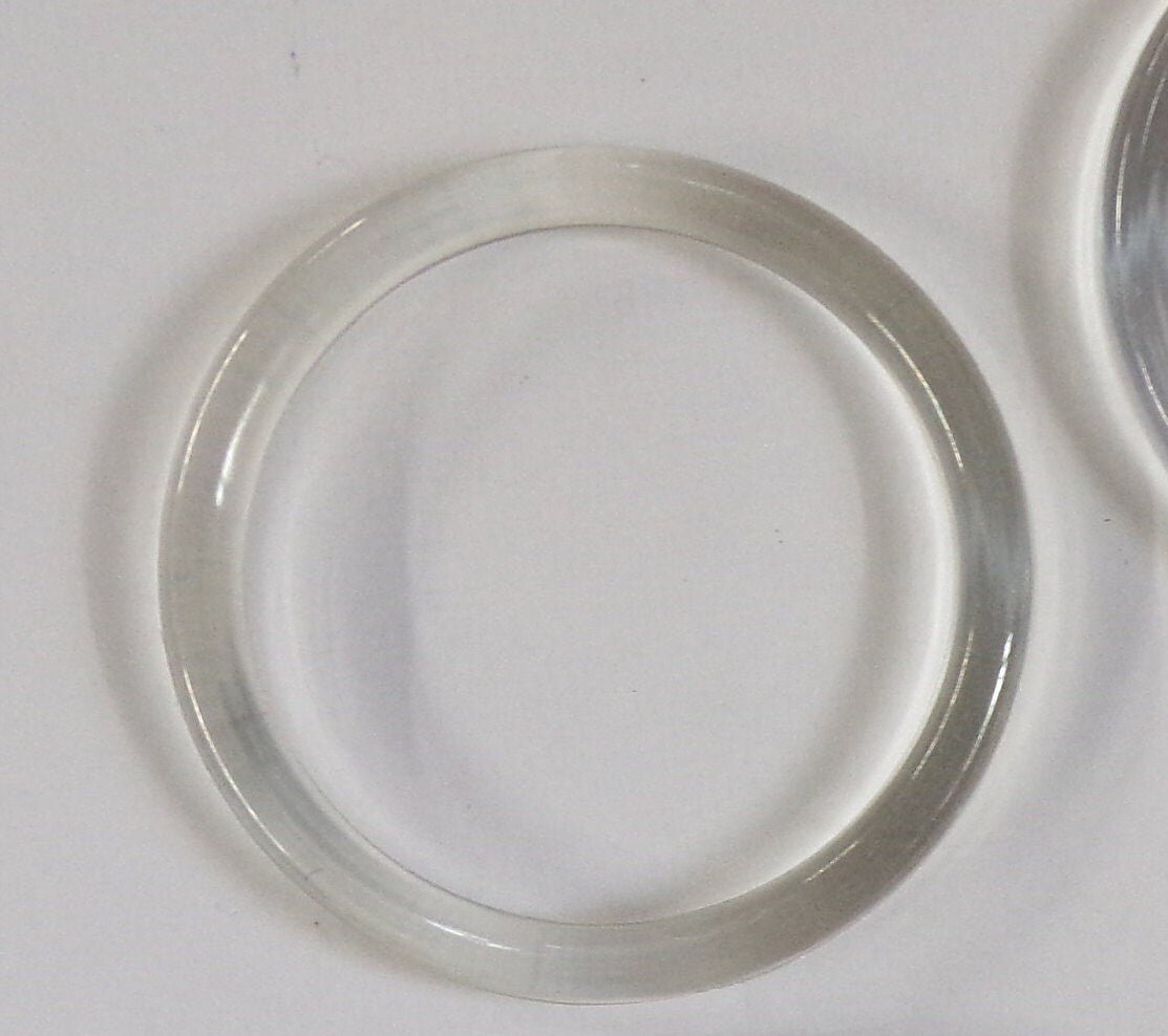 50mm Macrame Rings Clear Brown, Wood Rings, Plastic Rings 50mm Belt Buckle, Bag Clasp Leather Craft Accessories, rings, swimwear