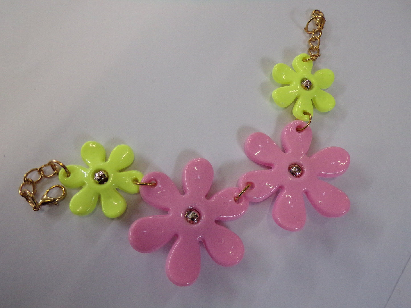 Jewel Floral Neck Trim with clips, Necklace, Choker Jewel Piece, daisy necklace