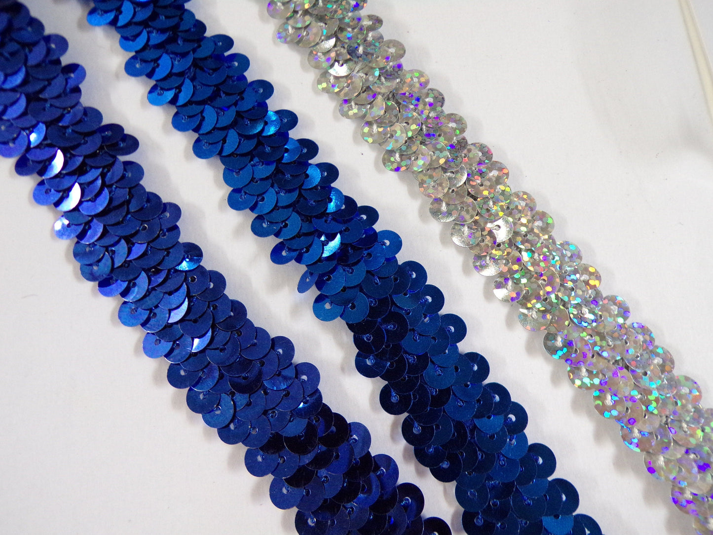 1mtr, 1.8cm wide Sequin Elastic, Sequin Stretch Trim, Sequin band, Stretch sequin Sewing, Craft sequin
