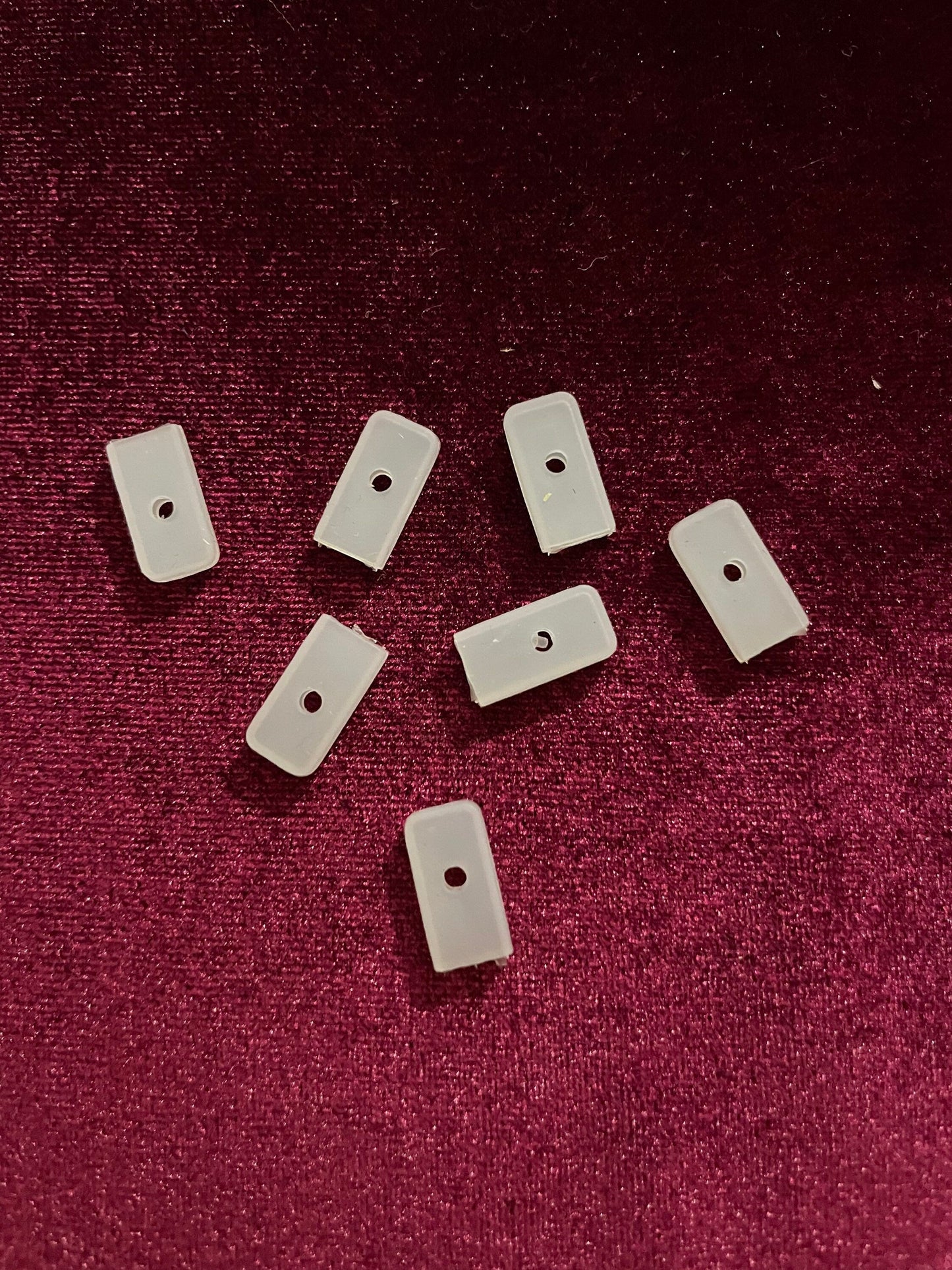 8mm or 12mm caps, boning caps, boning caps, lingerie caps. 16 pcs, boning tops, corset caps
