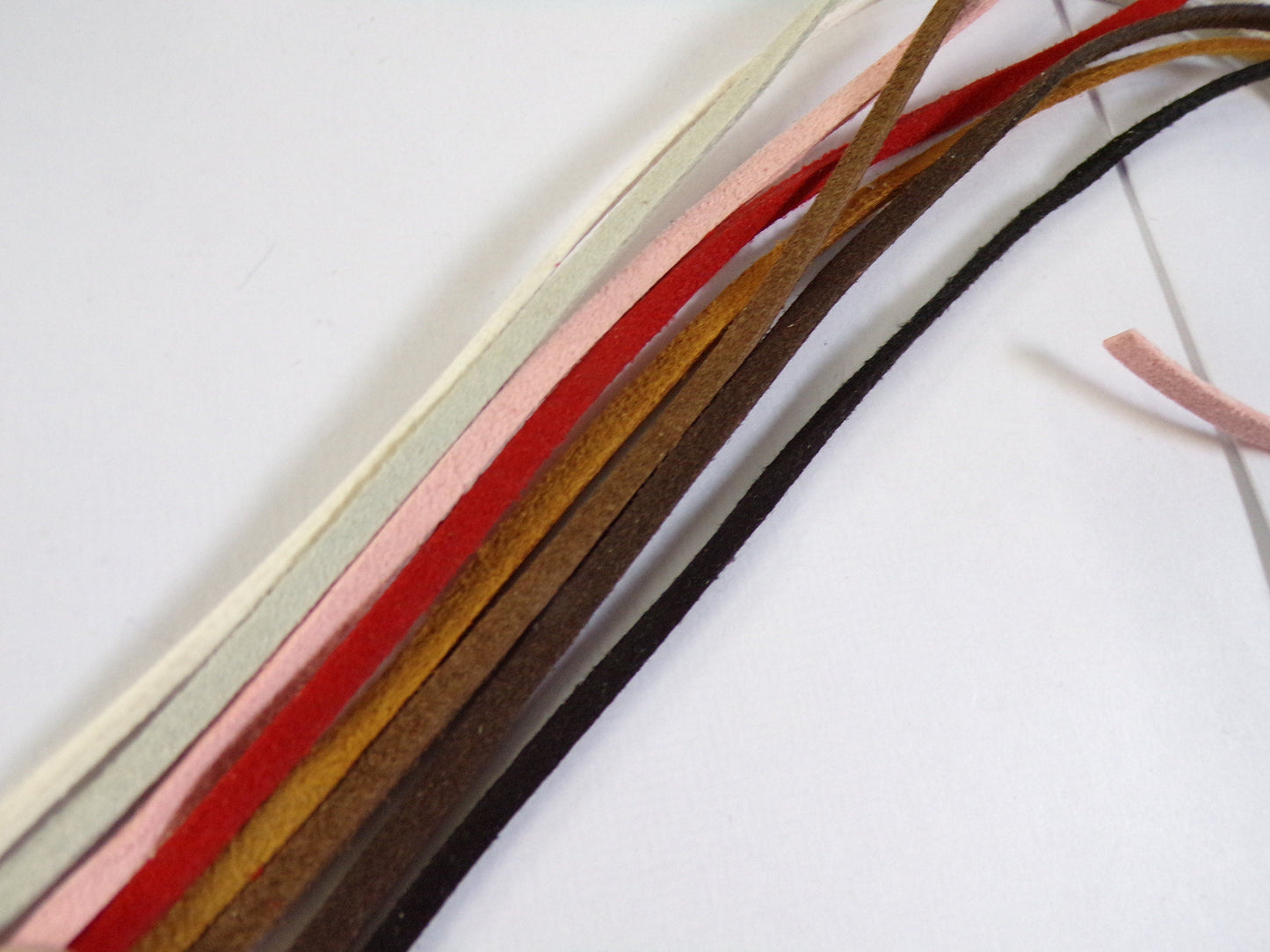 3mm Suede Strip, Faux Leather Suede Cords, Leather Strip, Flat Velvet Leather Cord, Suede Cord, suede thonging, suede cord, cord