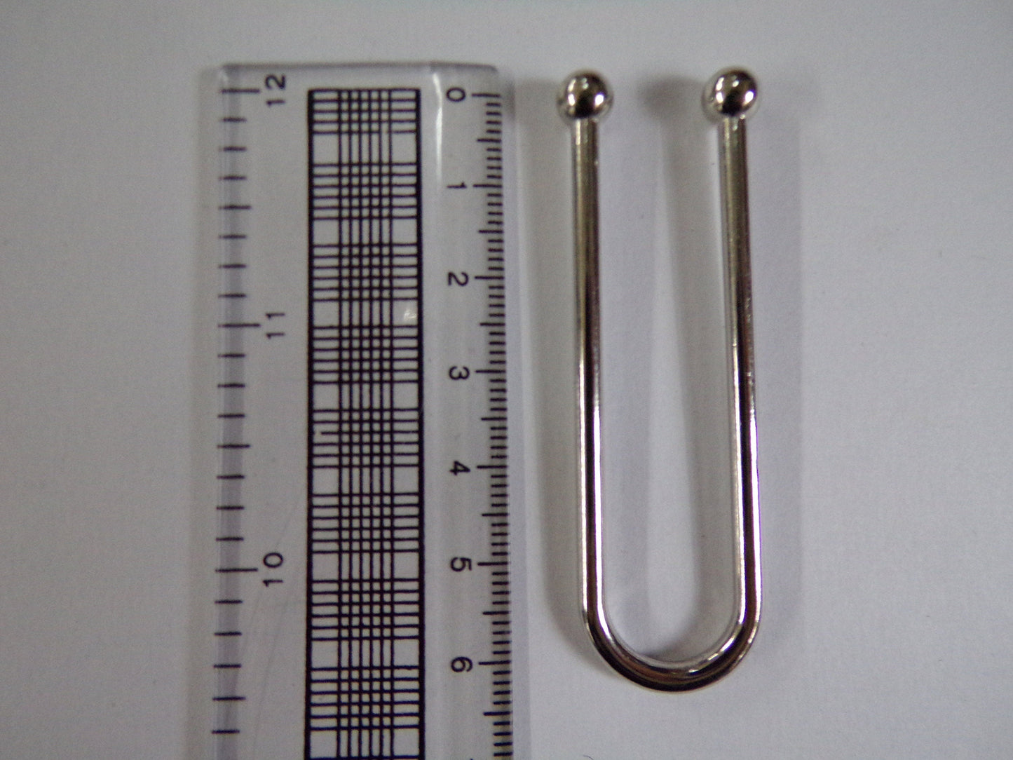 65mm U Buckle, Bulldog Buckle, U Bar Buckle, Silver Metal Buckle