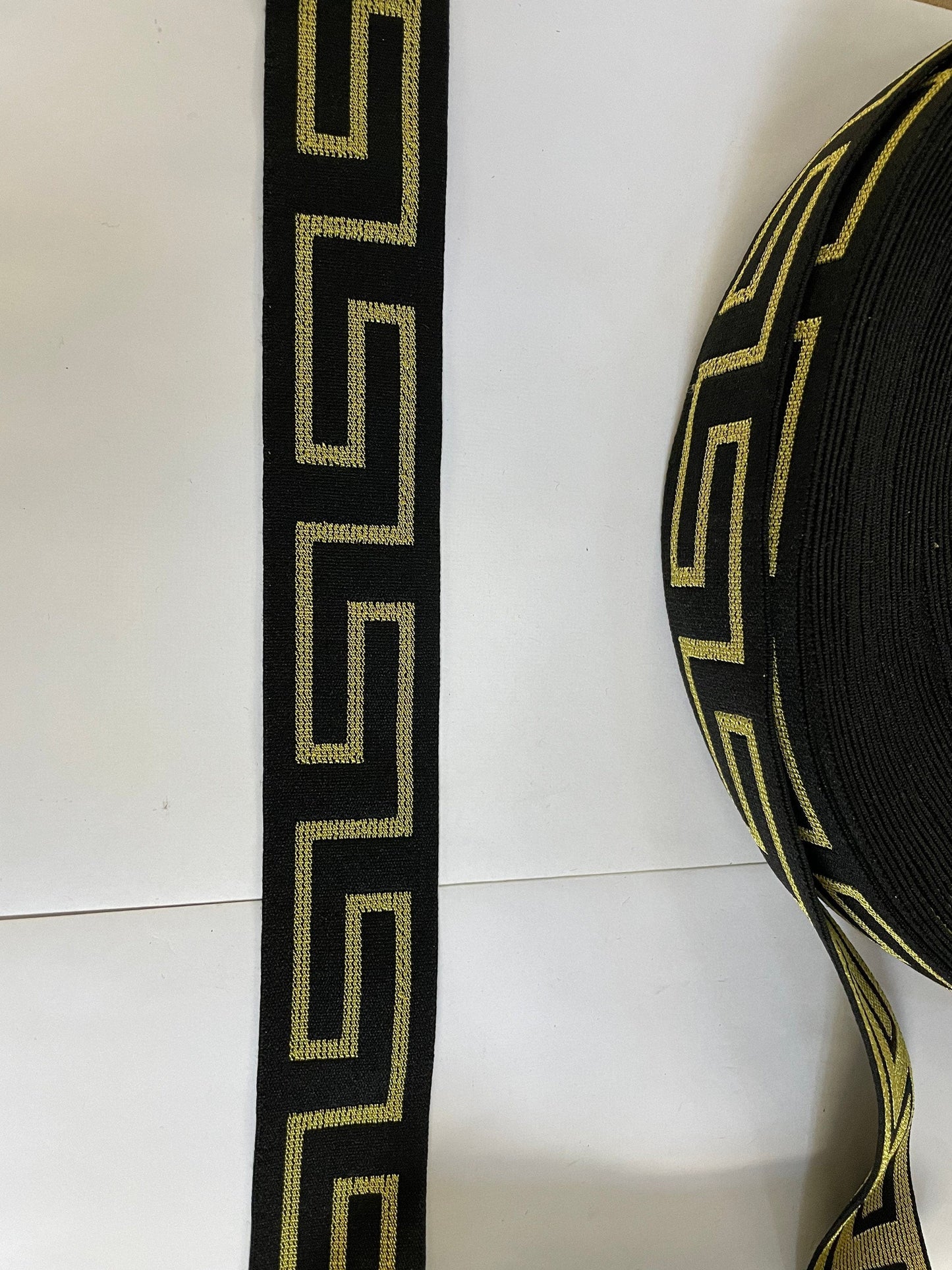 40mm elastic, Aztec elastic, zig zag elastic, 4cm elastic